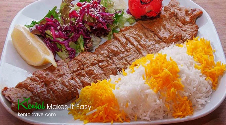 Chelo Kabab-e Barg (Filet Mignon Kabab)
