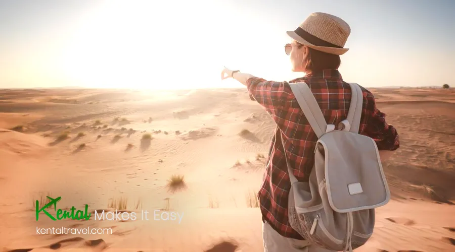 use small backpacks in Iran deserts tour