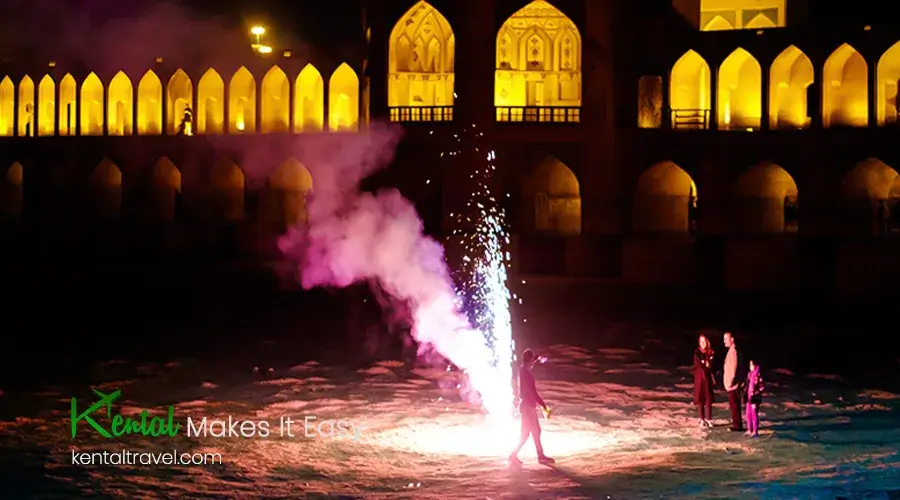 Chaharshanbe Suri, also known as the Iranian Fire Festival