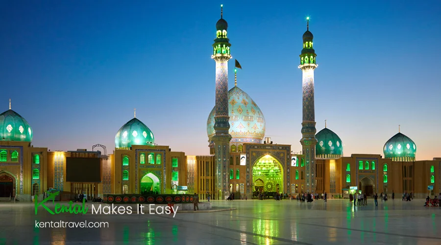 The Jamekaran Mosque, one of the holy Shrines in Iran