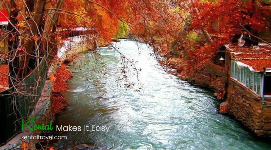 Chalus Road in IranKaraj River in Chalus road