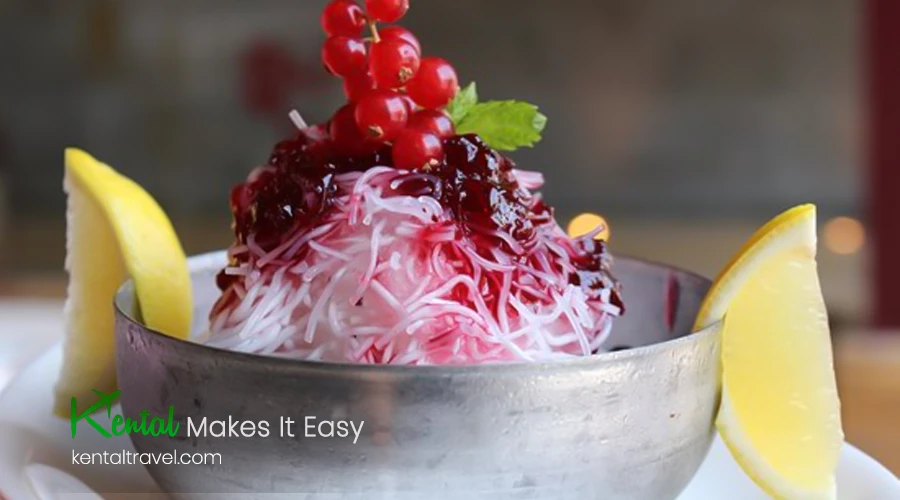 Faloodeh (Rosewater Sorbet)